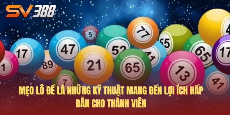 mẹo lô đề